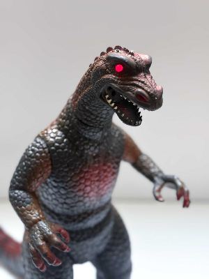 Dor Mei Unlicensed Electronic Godzilla Kaiju Figure 1986 Vintage
