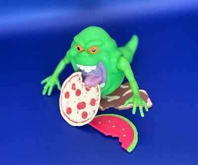 Kenner The Real Ghostbusters Slimer Vintage Complete with Pizza