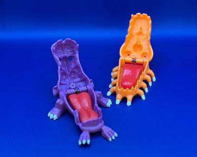 The Real Ghostbusters Mini Trap Monster Pair 1987 Vintage